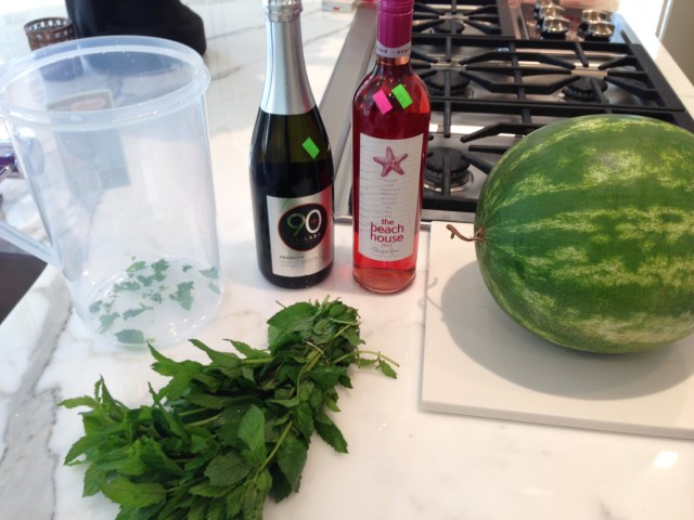 beginning of cocktail